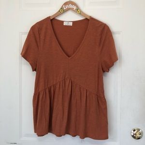 Anthropologie T.LA babydoll tee